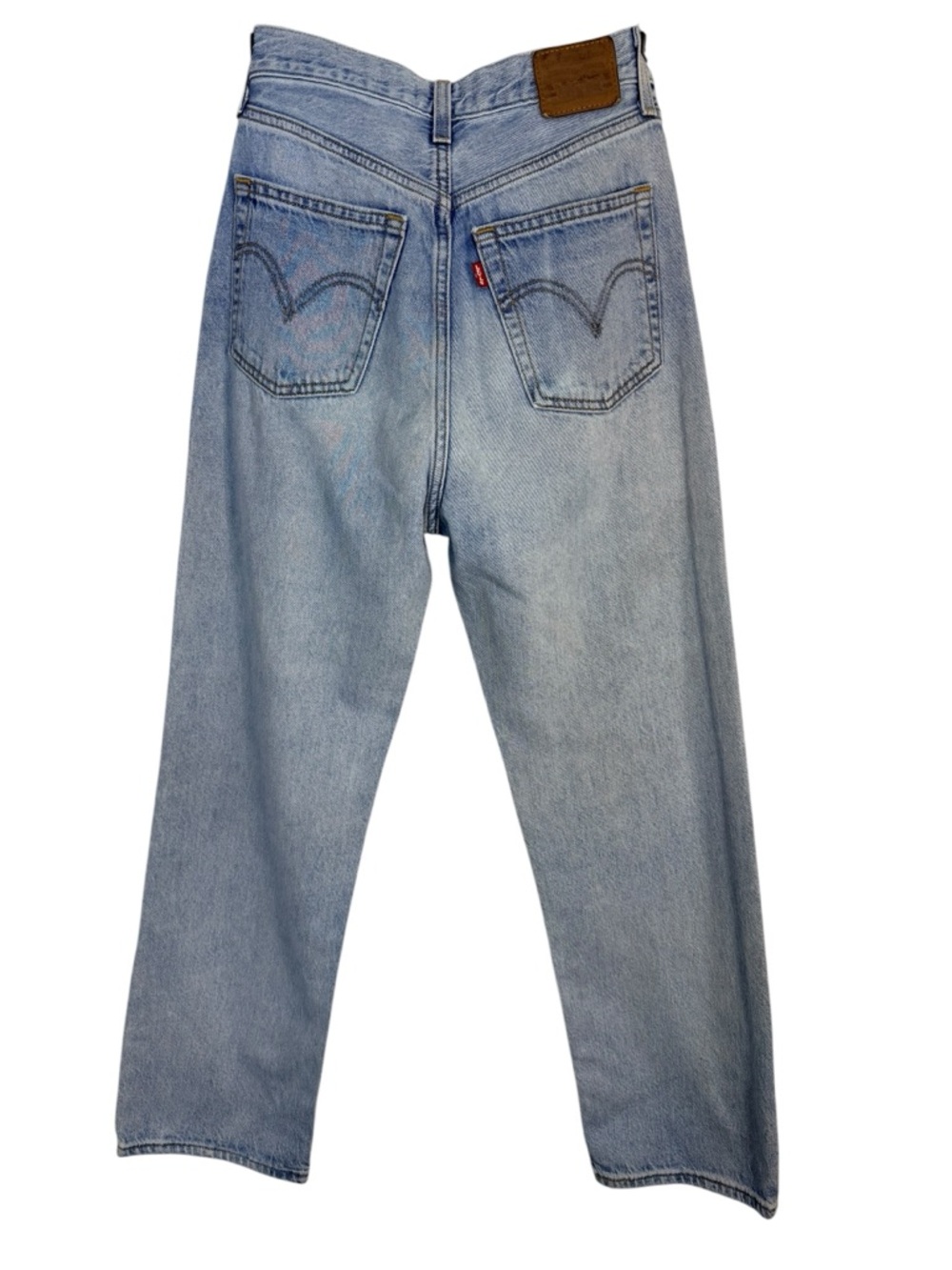 Levi’s Ribcage Straight Jeans 27x29 Light Wash High Rise Vintage Fit - Picture 3 of 9
